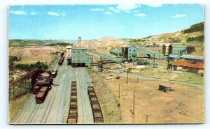 CEDAR CITY, UT Utah ~ IRON MOUNTAIN MINES Railroad Tracks c1950s  Postcard