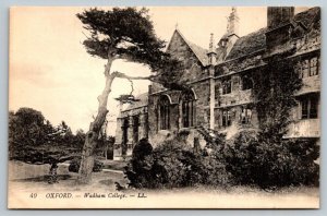 Oxford  Wadham  College  England  UK  Postcard