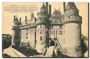 Old Postcard Chateau Langeais Facade East