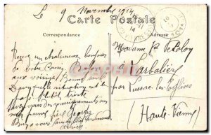 Old Postcard Compiegne provisional Passage of I & # 39Oise done on the barge ...