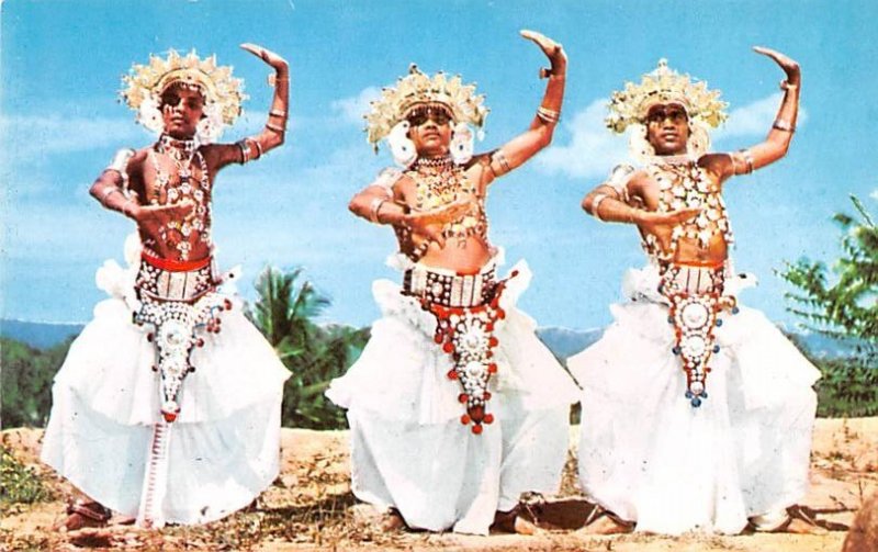 Kandyan Dancers Ceylon, Ceylan Unused 