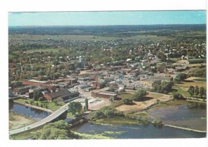 Pembroke, Ontario, Canada, Vintage Chrome Aerial View Postcard