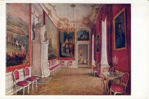 VINTAGE POSTCARD THE OLD IMPERIAL CASTLE OF PLEASURE VIENNA AUSTRIA