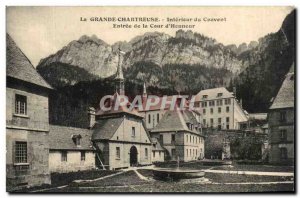 Old Postcard La Grande Chartreuse Monastery Inside the Entrance of the Court ...