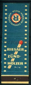 500170 GERMANY Riesaer Vintage match label