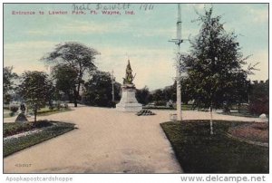 Indiana Fort Wayne Entrance To Lawton Park