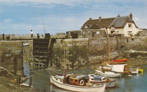 PORLOCK WIER, Somerset - Vintage POSTCARD