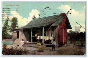 1912 No Place Like Home House Children Florence South Carolina Vintage Postcard