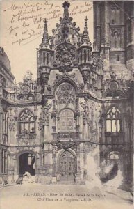 France Arras Hotel de Ville Detail de la Facade Cote Place de la Vacquerie