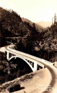 Pacific Highway Canyon Pass Bridge Real Photo