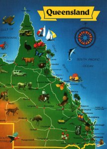 Queensland,Australia Map
