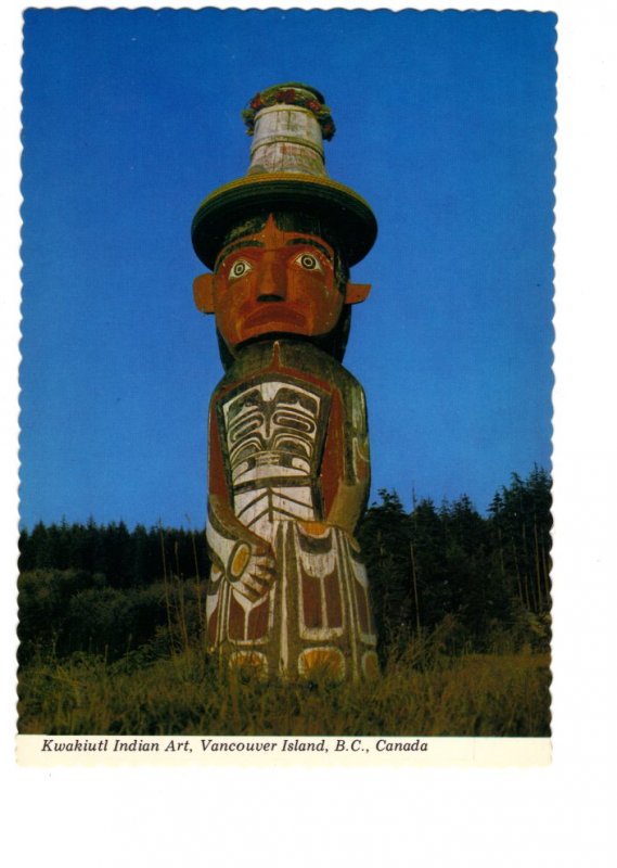 Kwakiutl Art Totem Poles, Alert Bay, British Columbia