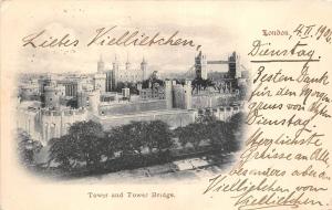 Bg32935 tower and tower bridge london uk