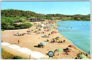 OLYMPIC AIRWAYS  Advertising  VOULIAGMENI, GREECE Astir Beach Bungalows Postcard