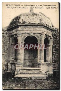 Old Postcard In The Provence of Queen Jeanne Pavilion at the Fine true Renais...