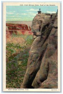 c1940 Cold Shivers Point Trail Serpent Columbus Canon Colorado Vintage Postcard