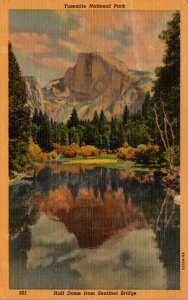 Yosemite National Park Half Dome From Sentinel Bridge Curteich