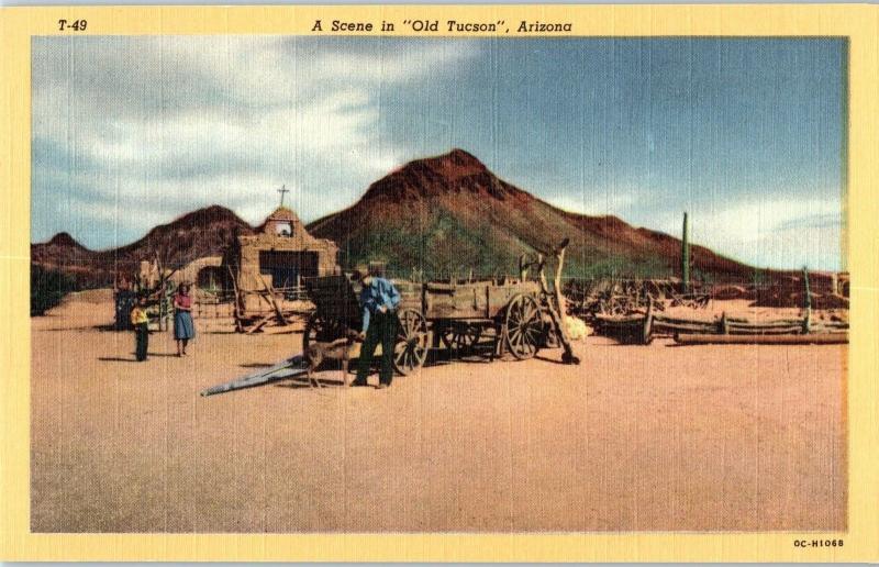 A Scene in Old Town, Tucson Mountain Park, Arizona Z20