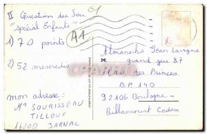 Old Postcard Hello Bourg Train