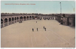 KINGSTON, Ontario, Canada, PU-1916; Interior Of Fort Henry