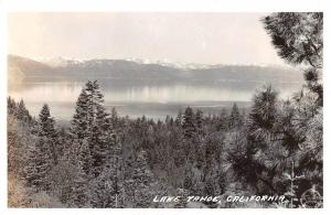 RPPC, CA California     LAKE TAHOE    c1940's Frashers Real Photo Postcard
