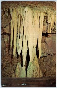 Postcard - White Onyx, Crystal Onyx Cave, Cave City, Kentucky, USA