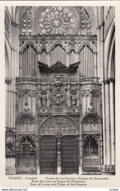 RP: TOLEDO, Catedral , Spain, 1930s ; Pipe Organ