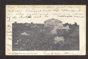 BUCK HILL FALLS PENNSYLVANIA PA. VIEW FROM BUCK HILL 1906 VINTAGE POSTCARD