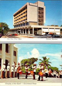 2~4X6 Postcards Nassau, Bahamas  NEW POST OFFICE & GOVERNMENT HOUSE GUARDS