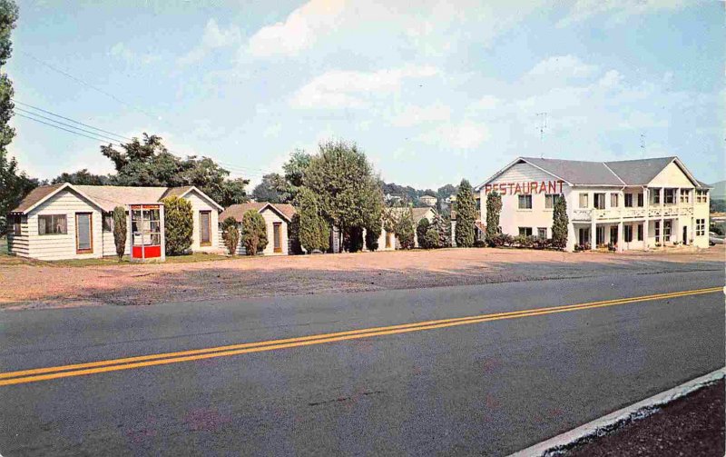 Monticue Motel & Restaurant Highway 31 Donegal Pennsylvania postcard