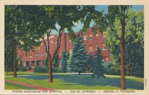 Denver CO, Colorado - Porter Sanitarium and Hospital - Linen