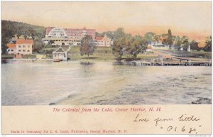 The Colonial From The Lake, Center Harbor, New Hampshire, PU-1907