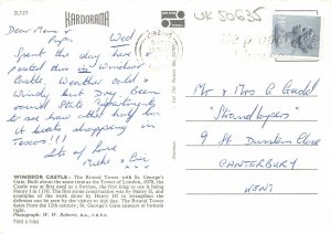 uk50635 round tower and st georges gate  windsor castle uk