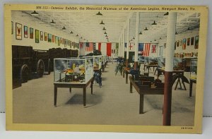 National Museum of the American Legion Newport News Virginia Vintage Postcard