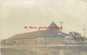 Depot, Texas, Edna, RPPC, Southern Pacific Railroad Station, 1908 PM