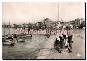 Modern Postcard Les Sables d'Olonne The Port