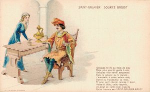 Saint Galmier Source Badoit French Advertisement Postcard 06.11