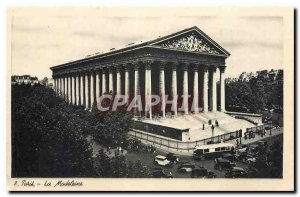 Old Postcard Paris La Madeleine