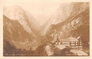 Stalheim Norway Hotel Stalheim Scenic View Real Photo Antique Postcard J79260