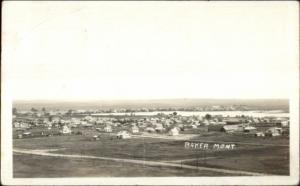Baker MT General View c1940 Real Photo Postcard