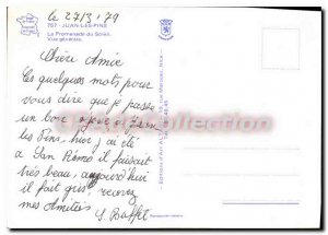 Modern Postcard Juan Les Pins La Promenade Du Soleil