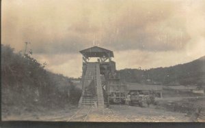 RPPC Rock Crusher, Corozal, Panama Canal Zone c1910s Vintage Postcard