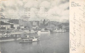 Unidentified Steamship At St Paul Miami Ferry Boat Ship 