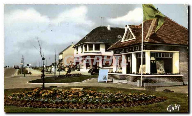 Postcard Modern Square Franceville Plage Union of initiative