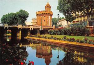 BR15623 Perpignan le castillet et le pont sur la basse  france