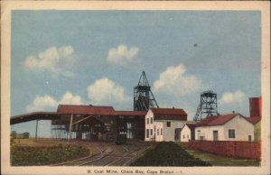 Cape Breton Nova Scotia NS Coal Mine Glace Bay Vintage Postcard