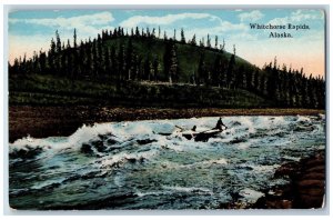 Yukon River Alaska AK Postcard Whitehorse Rapids Water Rafting c1910's Antique