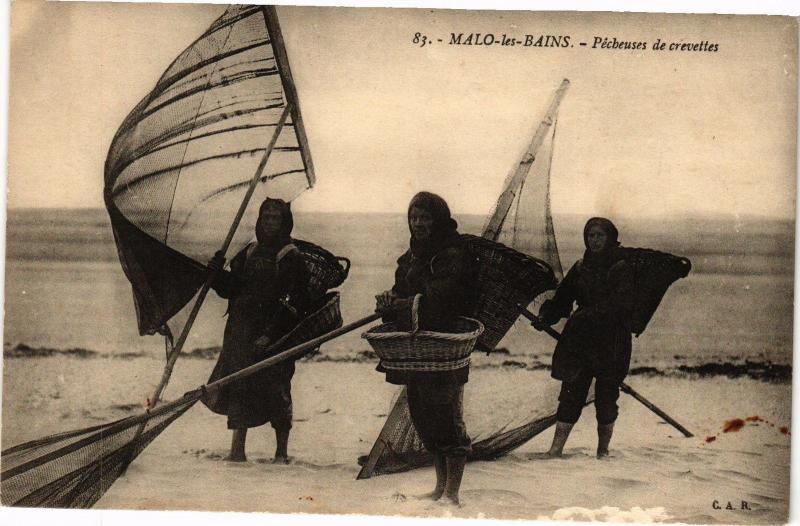 CPA MALO-les-BAINS. - Pecheuses de crevettes (194522)