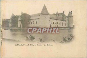 Old Postcard The plessis floss (maine) the castle