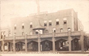 Shenandoah Iowa Hotel Delmonico Real Photo Vintage Postcard AA83729